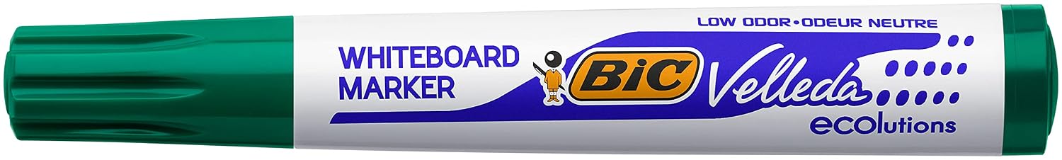 BIC Velleda 1751 ECOlutions — 12 Feutres Tableau Blanc Verts – Image 10