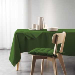 DOUCEUR D'INTÉRIEUR — Nappe rectangulaire 140 x 240 cm verte