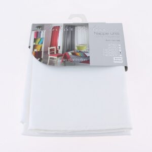 ESSENTIEL — Nappe rectangulaire 140 x 300 cm blanche