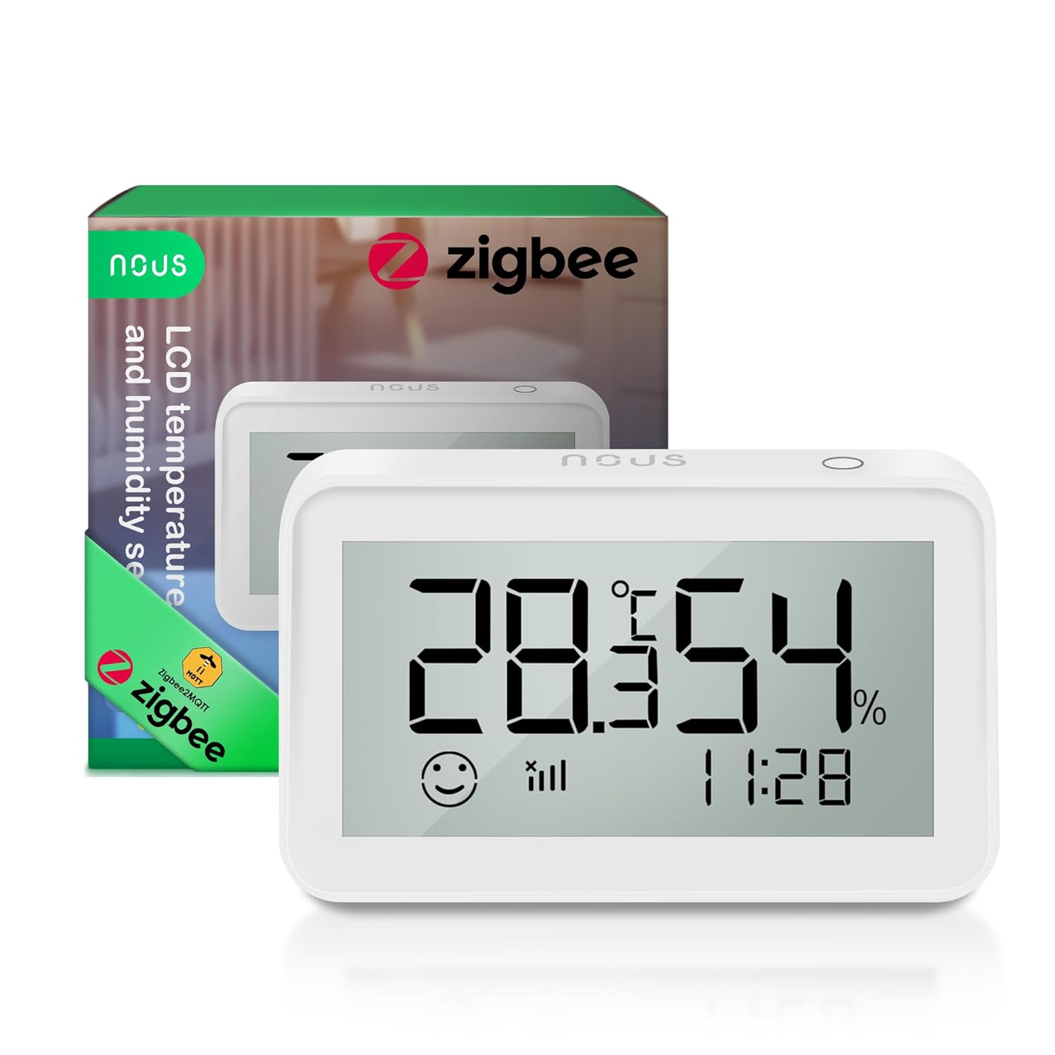 NOUS E6 — Thermomètre et Hygromètre Connecté ZigBee