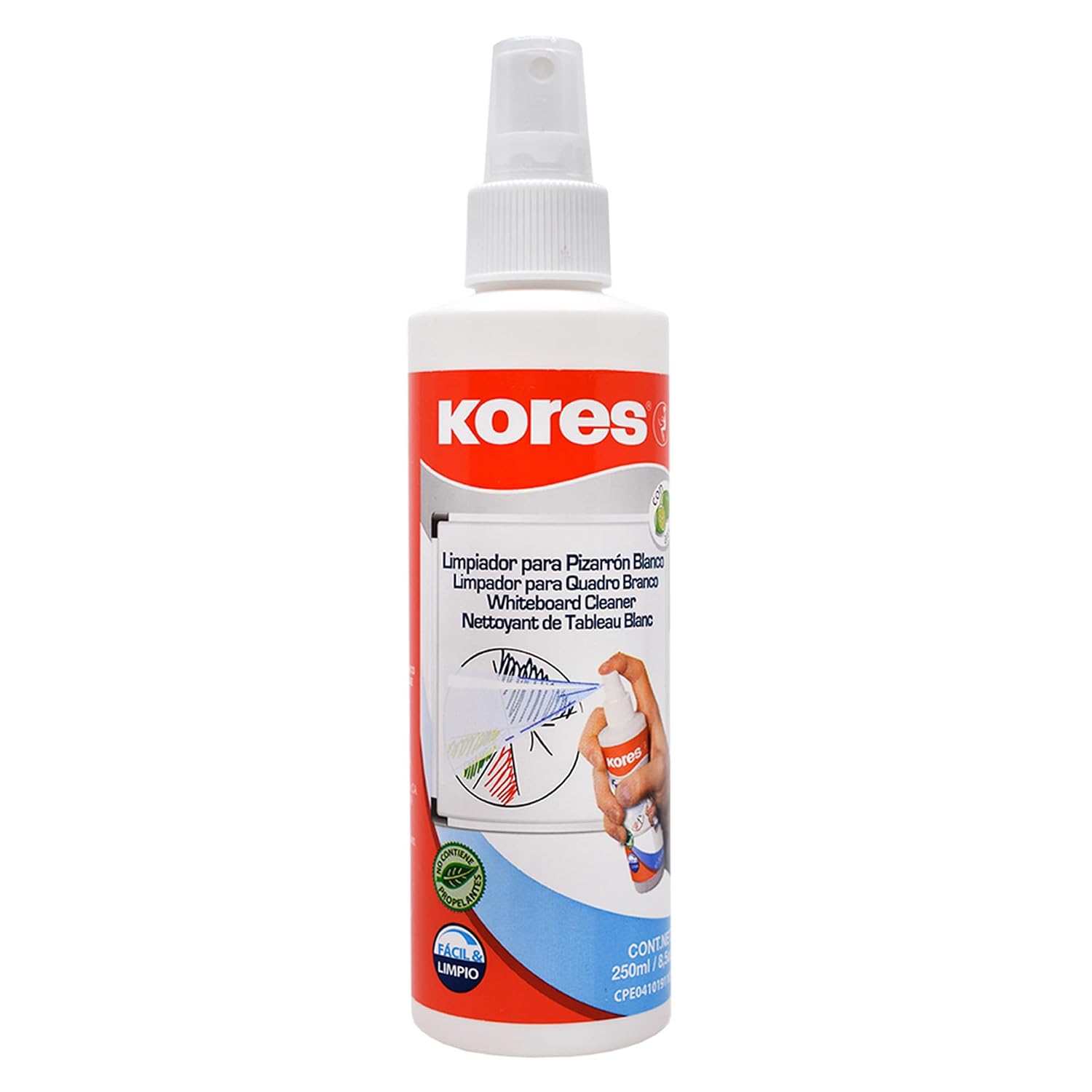 KORES — Nettoyant tableau blanc spray 250 ml agrume