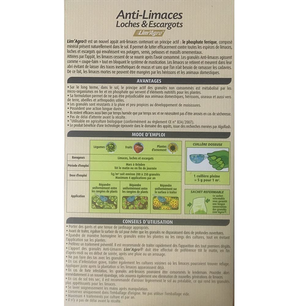 ALGOFLASH — Anti-limaces loches et escargots 400 g – Image 7