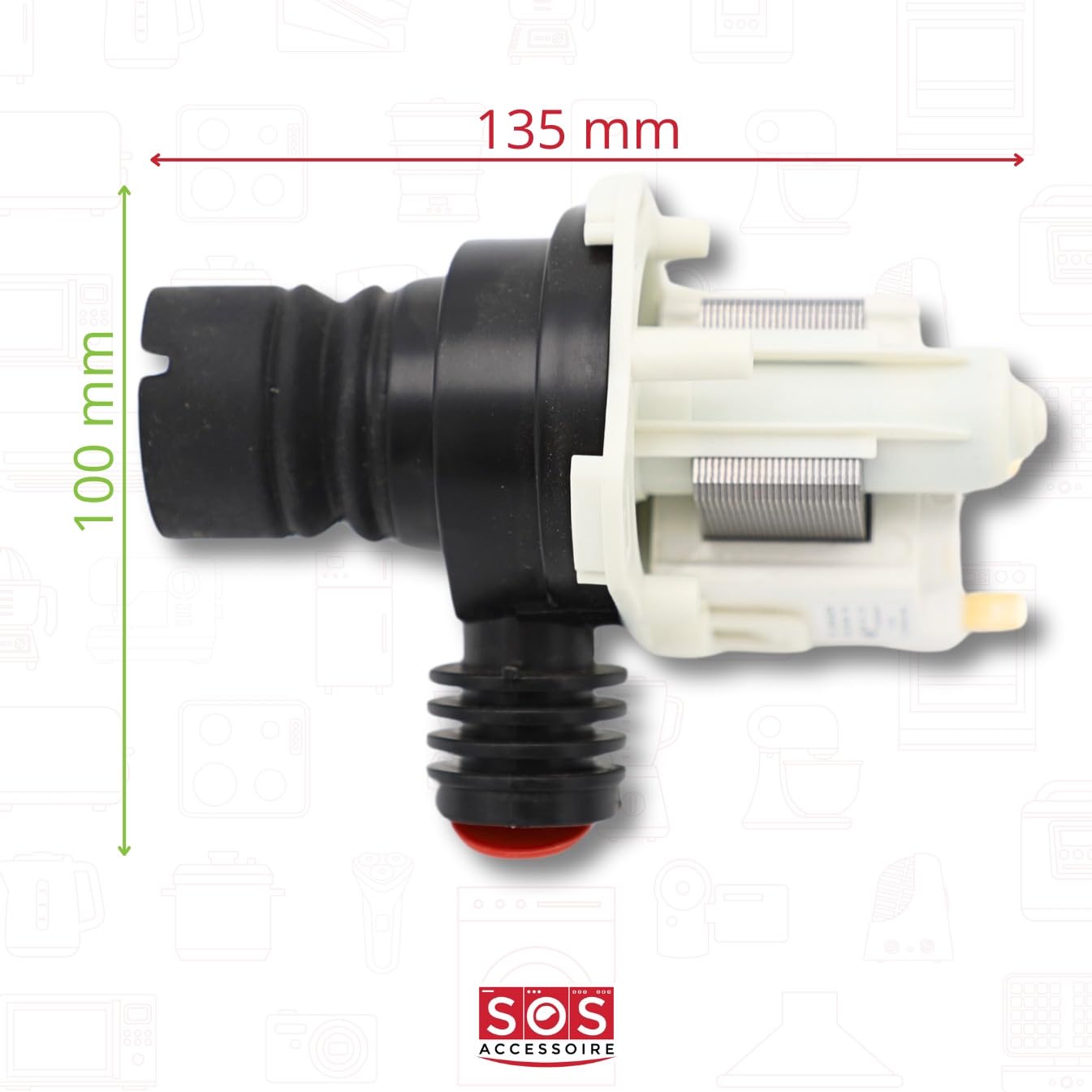 Pompe de vidange Lave-vaisselle 140000443022 ELECTROLUX Lave-vaisselle 140000443022 ELECTROLUX – Image 3