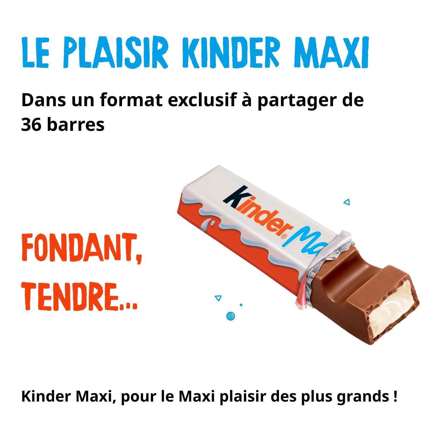 KINDER Maxi — Barres chocolatées cœur lait x36 21g – Image 12