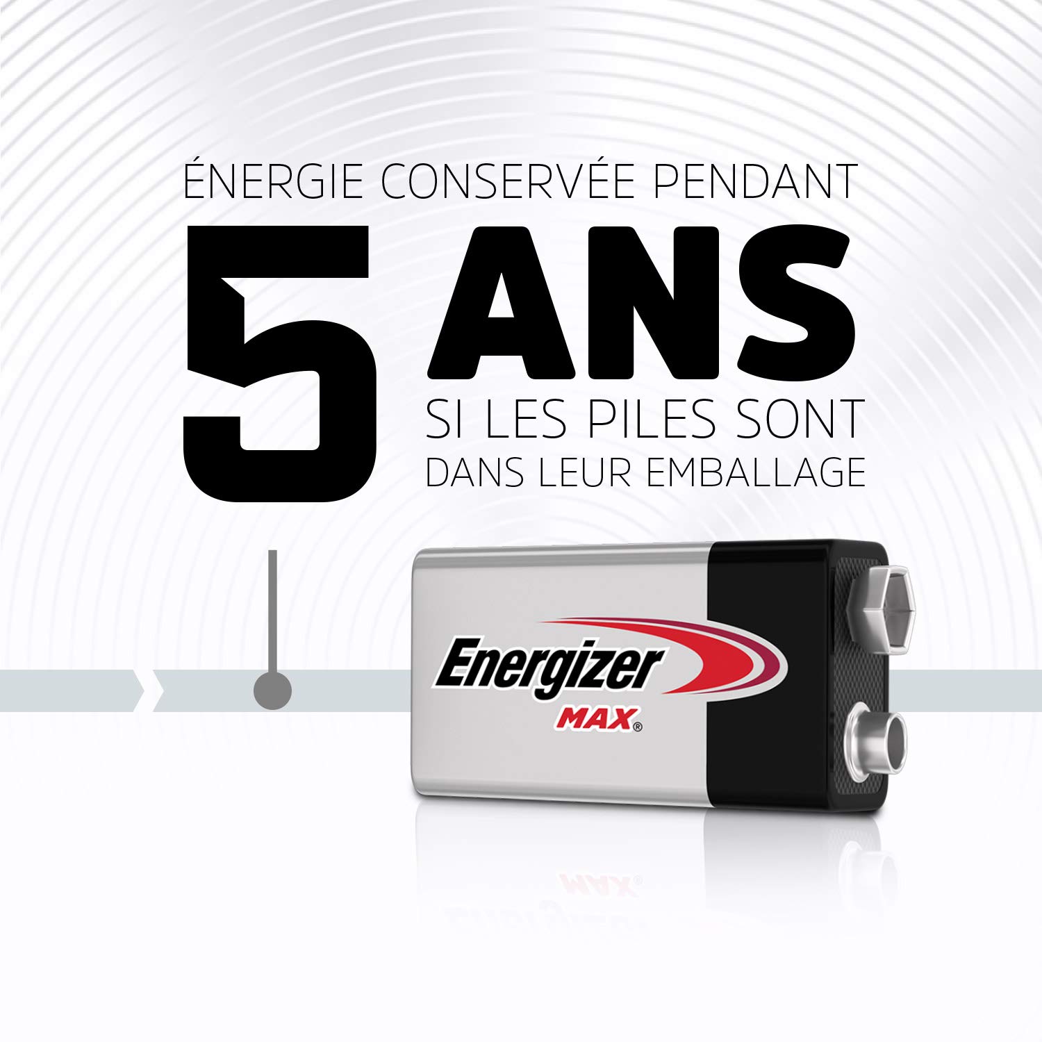 ENERGIZER MAX — Piles Alcalines 9V x2 – Image 6