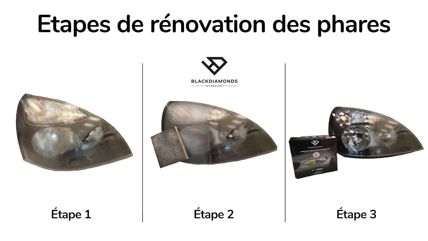 BLACKDIAMONDS — Kit de Rénovation des Phares 3 Lingettes – Image 10
