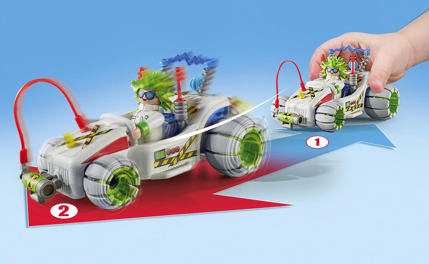 PLAYMOBIL Funstars 71633 — Chercheur et Kart à moteur rétractable – Image 14