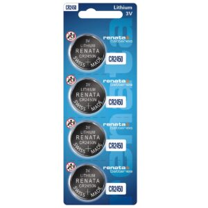 RENATA — Lot de 4 piles lithium CR2450 3 V