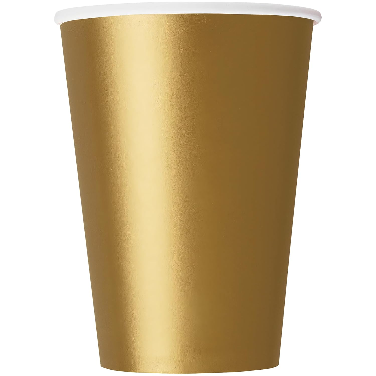 UNIQUE PARTY — Lot de 14 Gobelets en Carton dorés 270 ml – Image 6