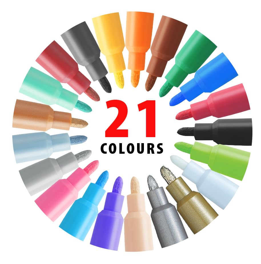 PENTEL Paint Marker — Marqueur peinture rouge nacré – Image 7