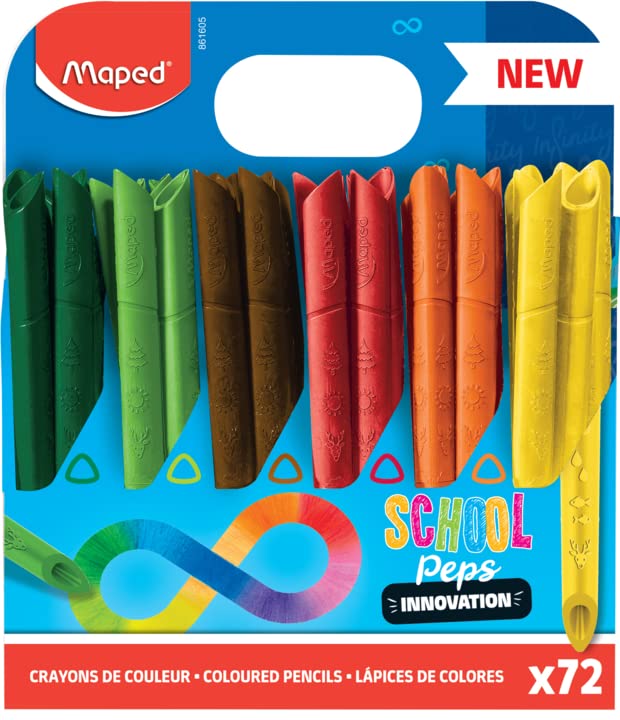 MAPED School'Peps Infinity — Pack de 72 Crayons de Couleur – Image 2