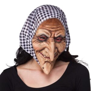 BOLAND — Masque de sorcière en latex avec capuche adulte