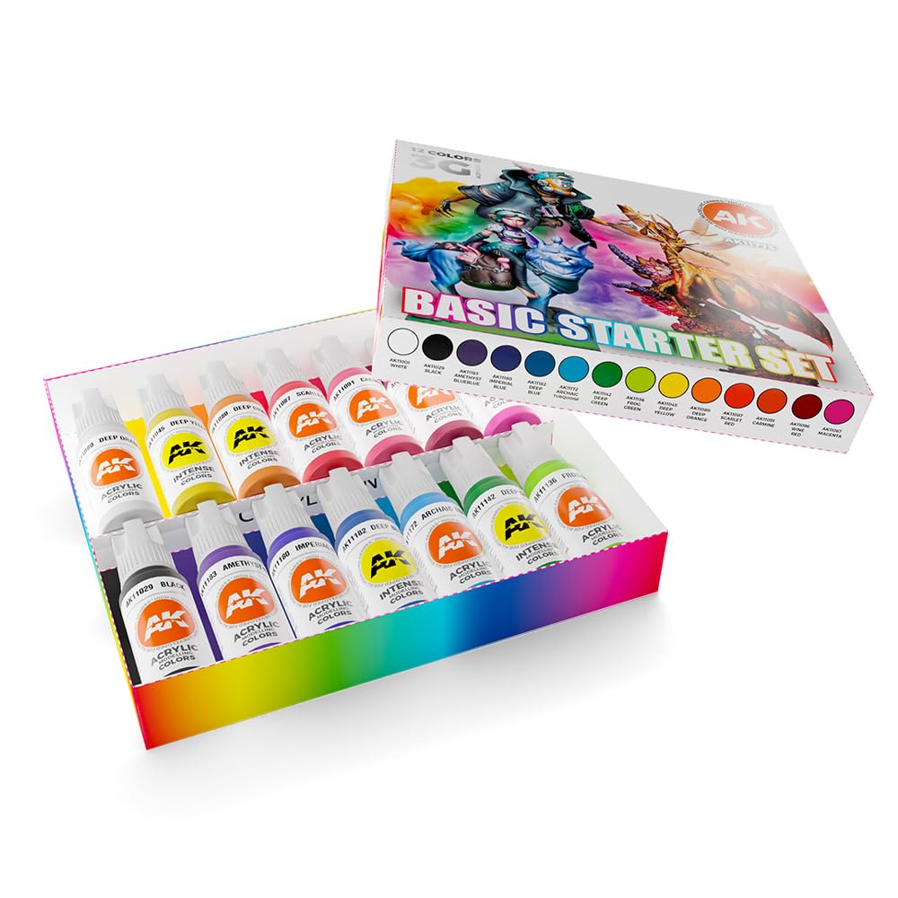 AK 3Gen — Set de Peintures Acryliques 14x17ml – Image 2