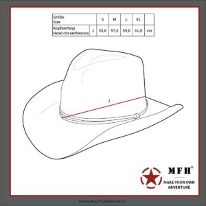 Alternative view of MFH GI Ripstop — Chapeau Bush kaki taille M