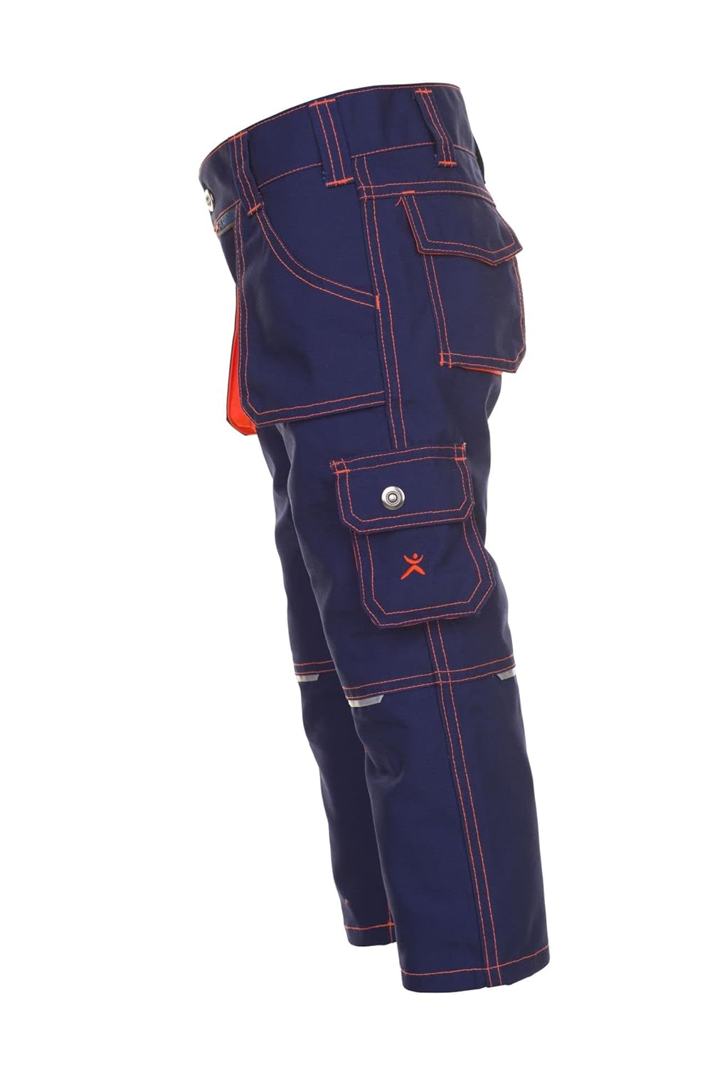 PLANAM Basalte — Pantalon Junior Enfant 158-164 Marine/Orange – Image 4