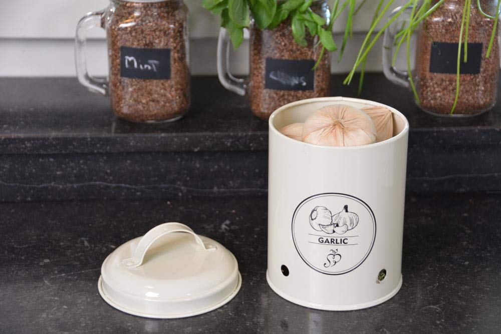 ESSCHERT DESIGN — Boîte de Rangement pour Ail Vintage – Image 2