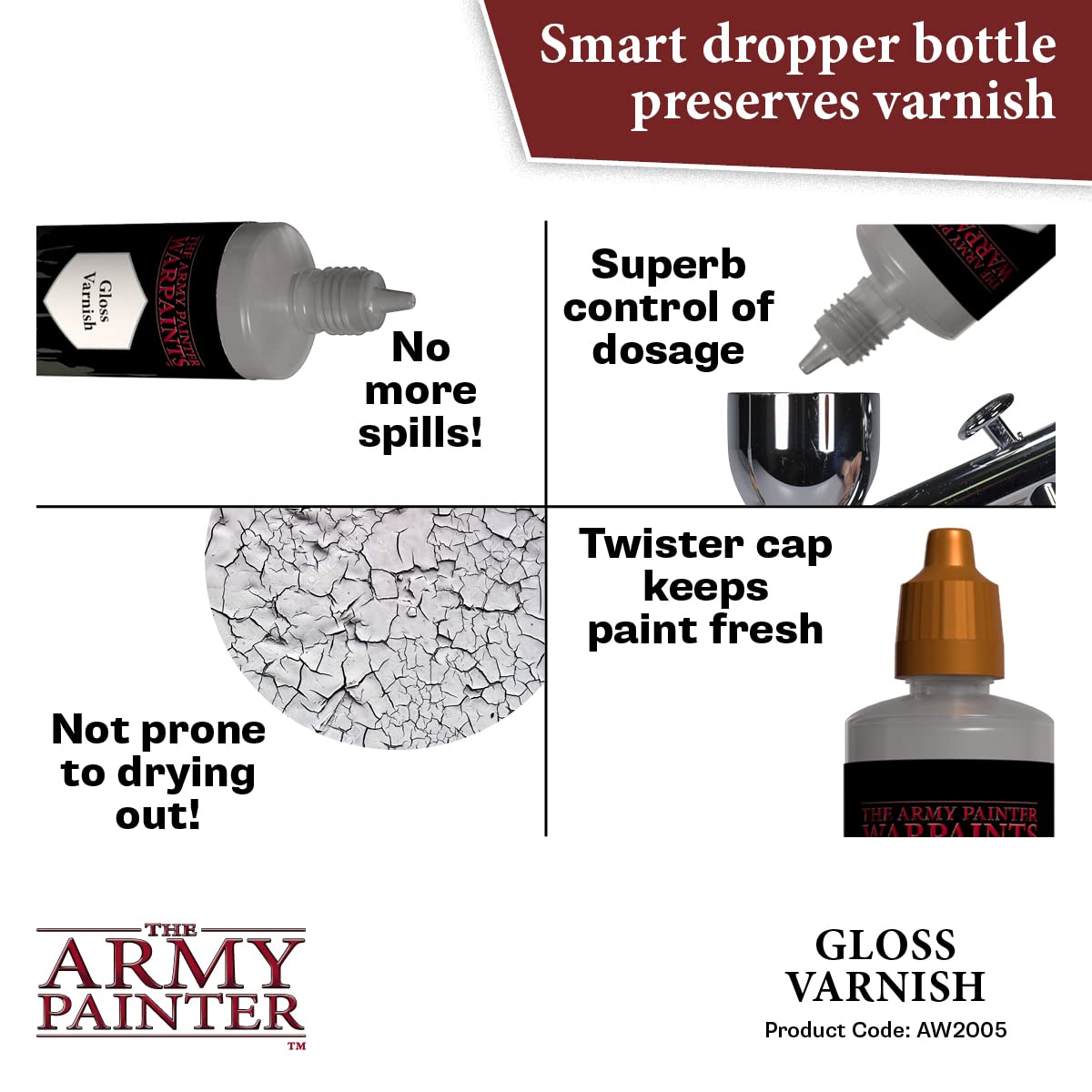 THE ARMY PAINTER — Vernis brillant pour aérographe 100 ml – Image 15