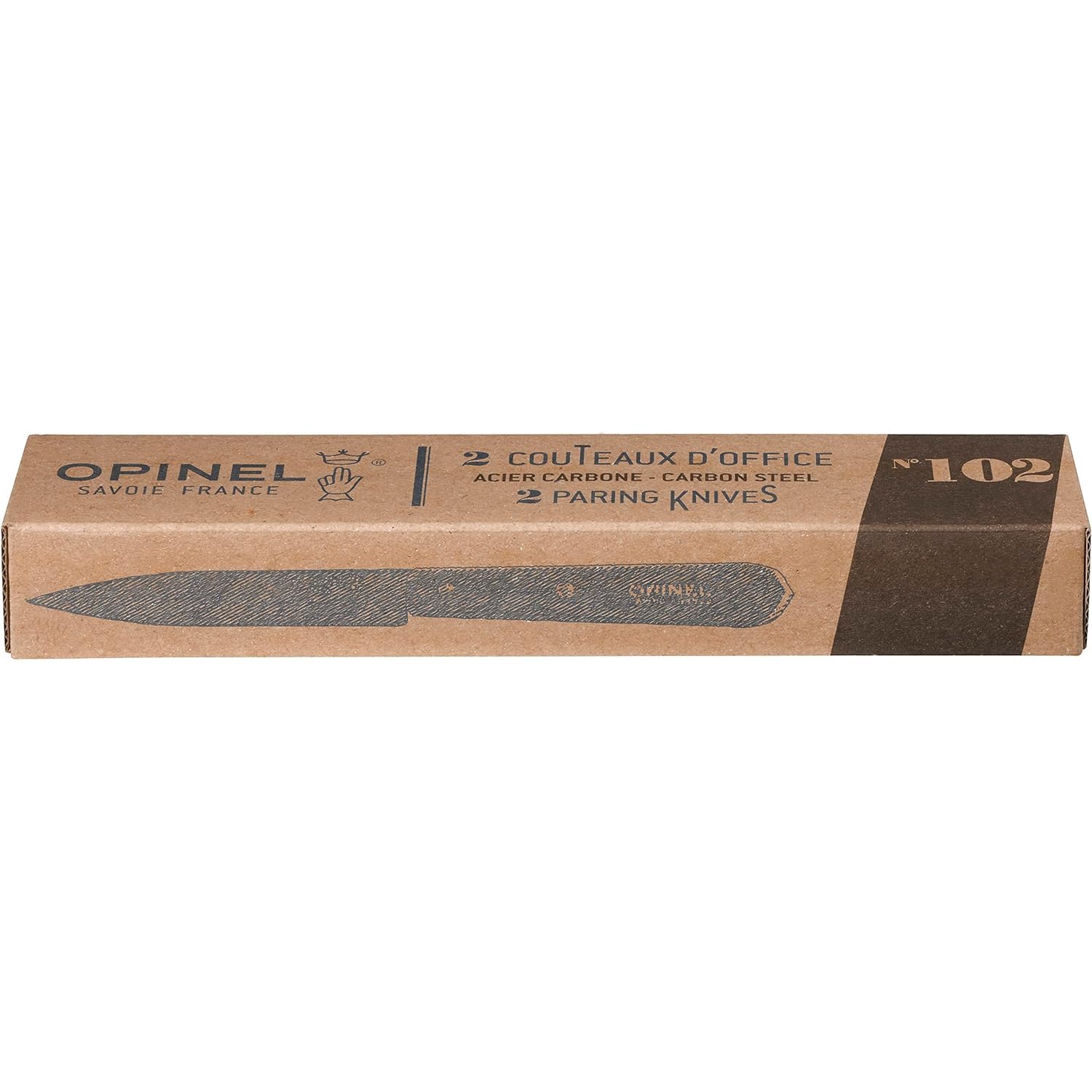OPINEL — Boîte de 2 Couteaux d’Office lame carbone – Image 11
