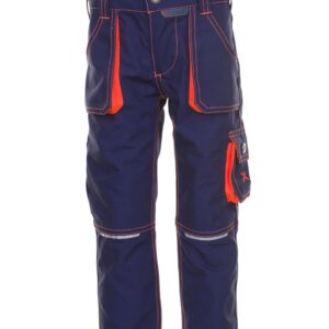 PLANAM — Pantalon marine/orange taille 110/116
