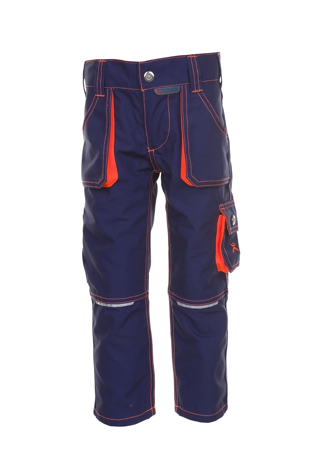 PLANAM — Pantalon marine/orange taille 110/116