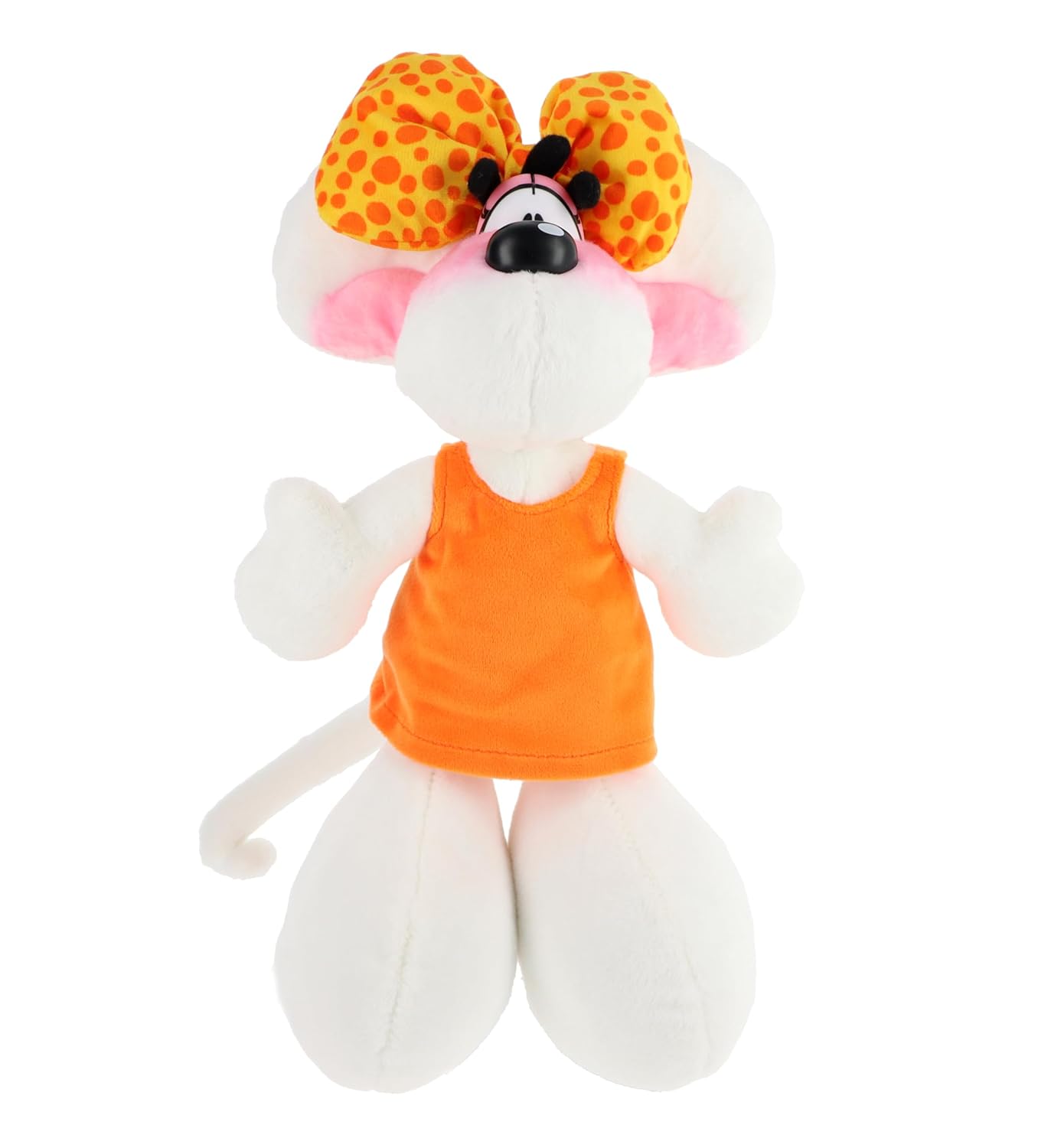 DIDDL — Peluche Diddlina en robe orange 30 cm