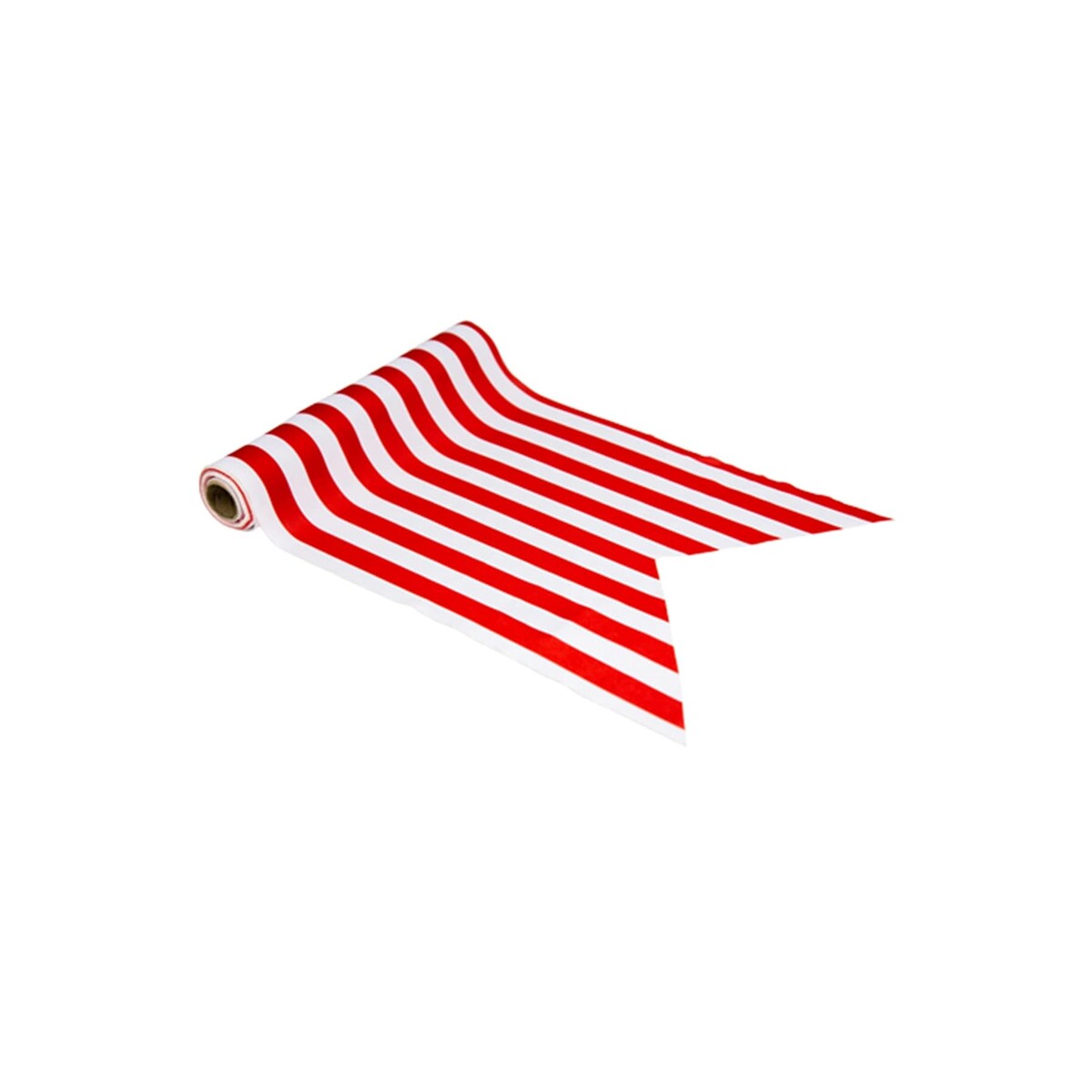 ARTIFETES — Chemin de table pirate rouge/blanc 28 cm x 5 m