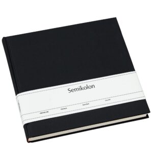 SEMIKOLON — Livre d'or 25 x 23 cm 180 pages noir