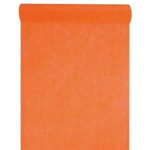 CHEMIN DE TABLE — Rouleau intissé orange 30 cm x 10 m