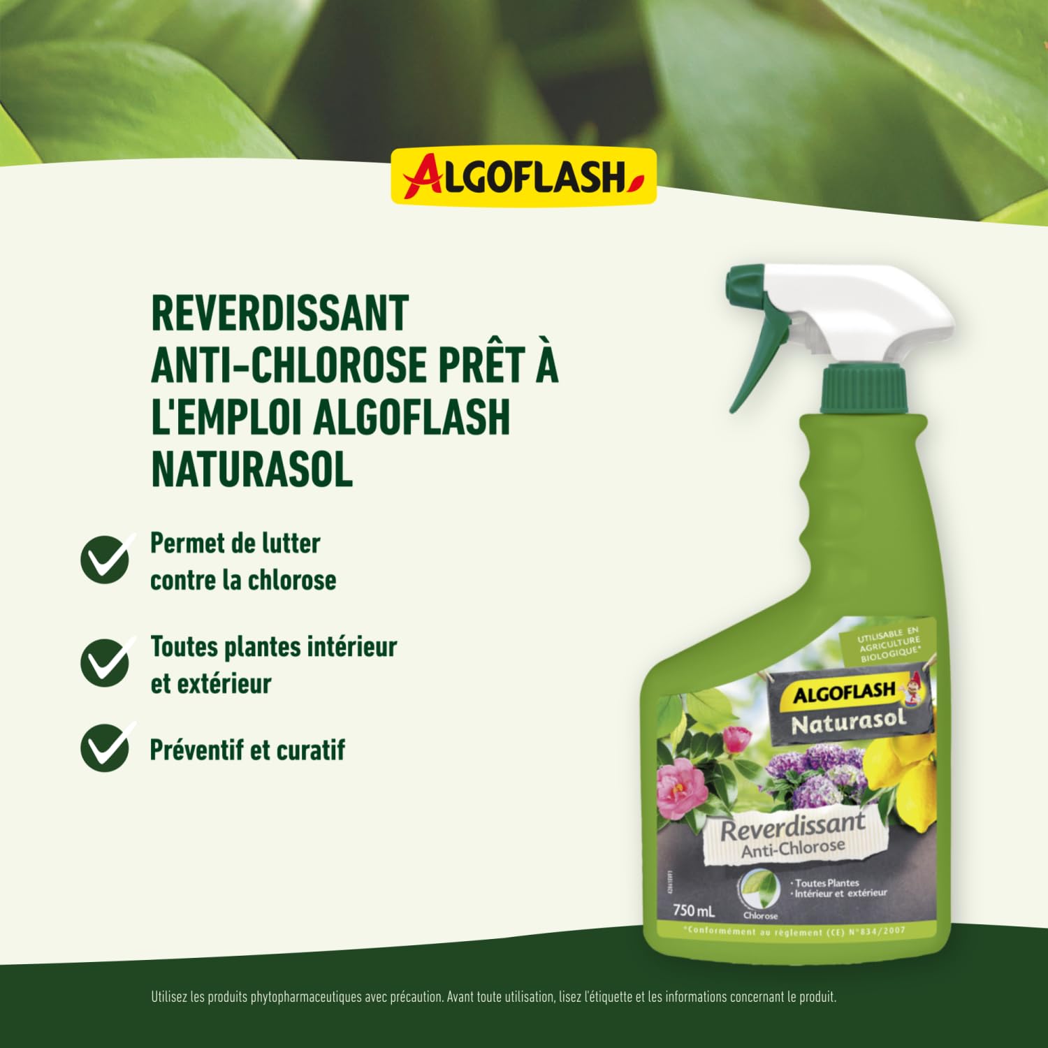 ALGOFLASH NATURASOL — Anti-chlorose prêt à l’emploi 750 ml – Image 11