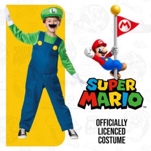 Alternative view of SUPER MARIO BROS — Déguisement Luigi enfant