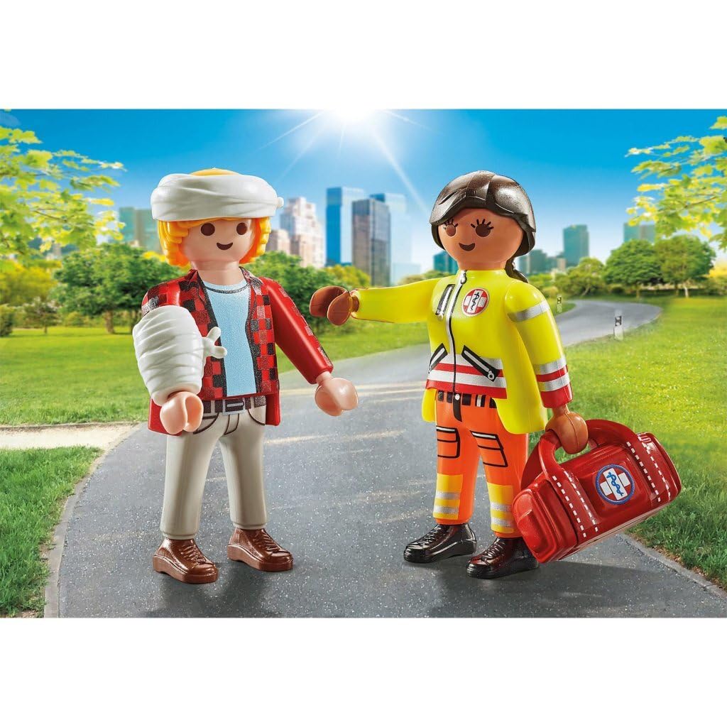 PLAYMOBIL 71506 — Secouriste avec blessé – Image 9