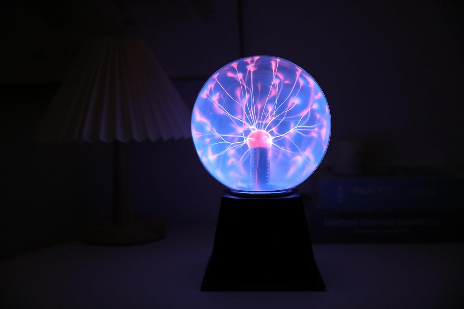 I-TOTAL — Lampe plasma sensible au toucher et au son 6" bleue – Image 3