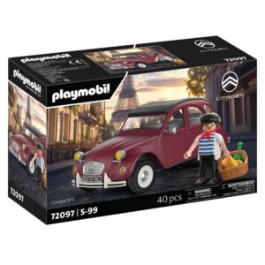 PLAYMOBIL — Voiture Citroën 2CV grenat exclusif