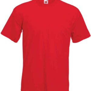 FRUIT OF THE LOOM Premium — T-shirt rouge 3XL