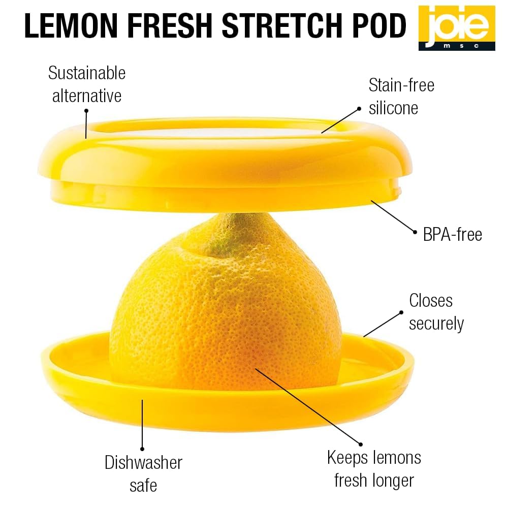 JOIE Fresh Stretch — Couvercle Alimentaire Extensible Citron – Image 2