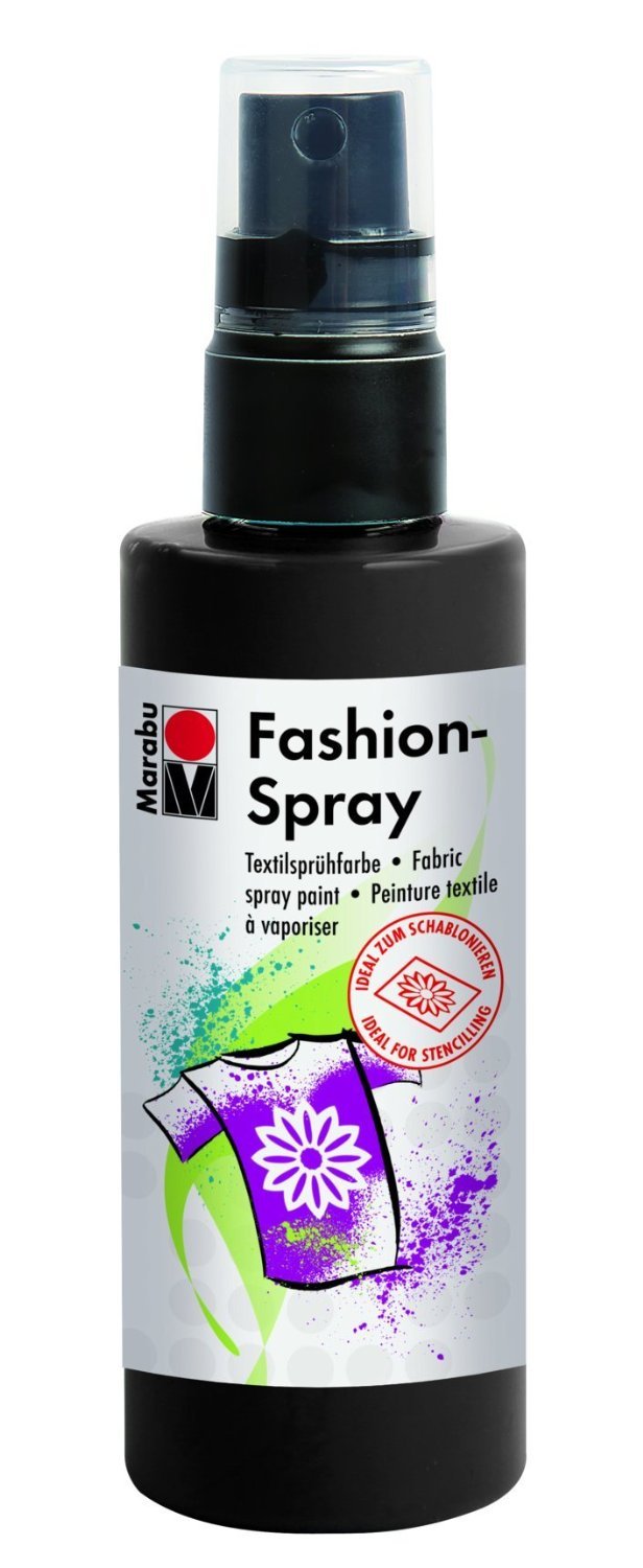 MARABU fashion-spray — Peinture sur soie noire 100 ml – Image 5