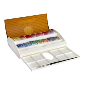 SENNELIER — Kit de voyage aquarelle 14 demi-tasses