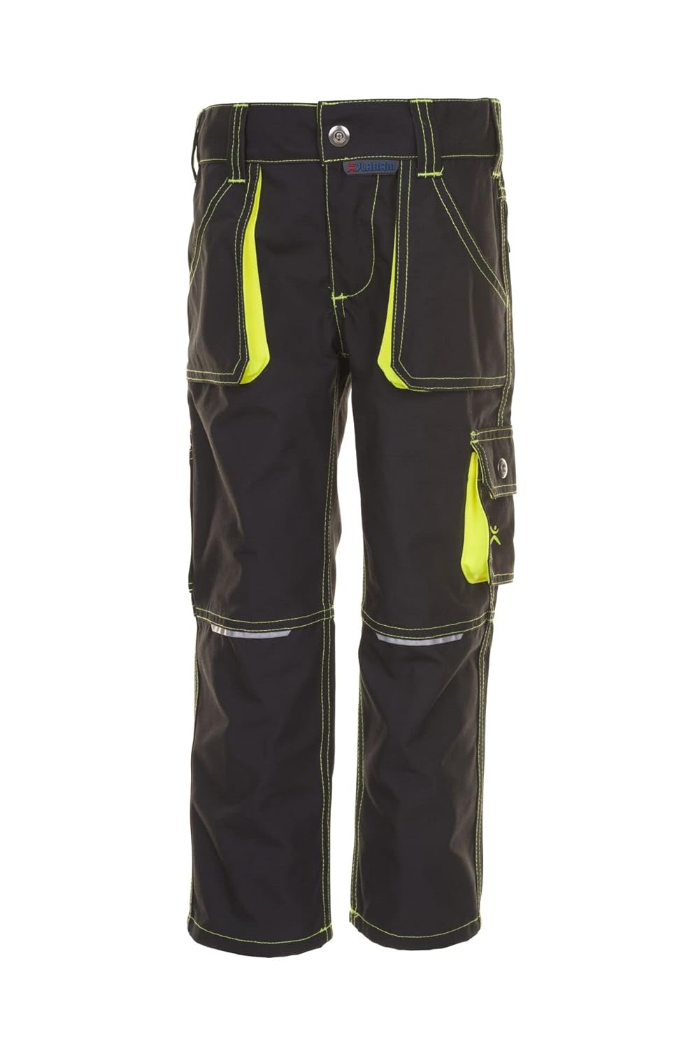PLANAM — Pantalon anthracite/jaune taille 158/164