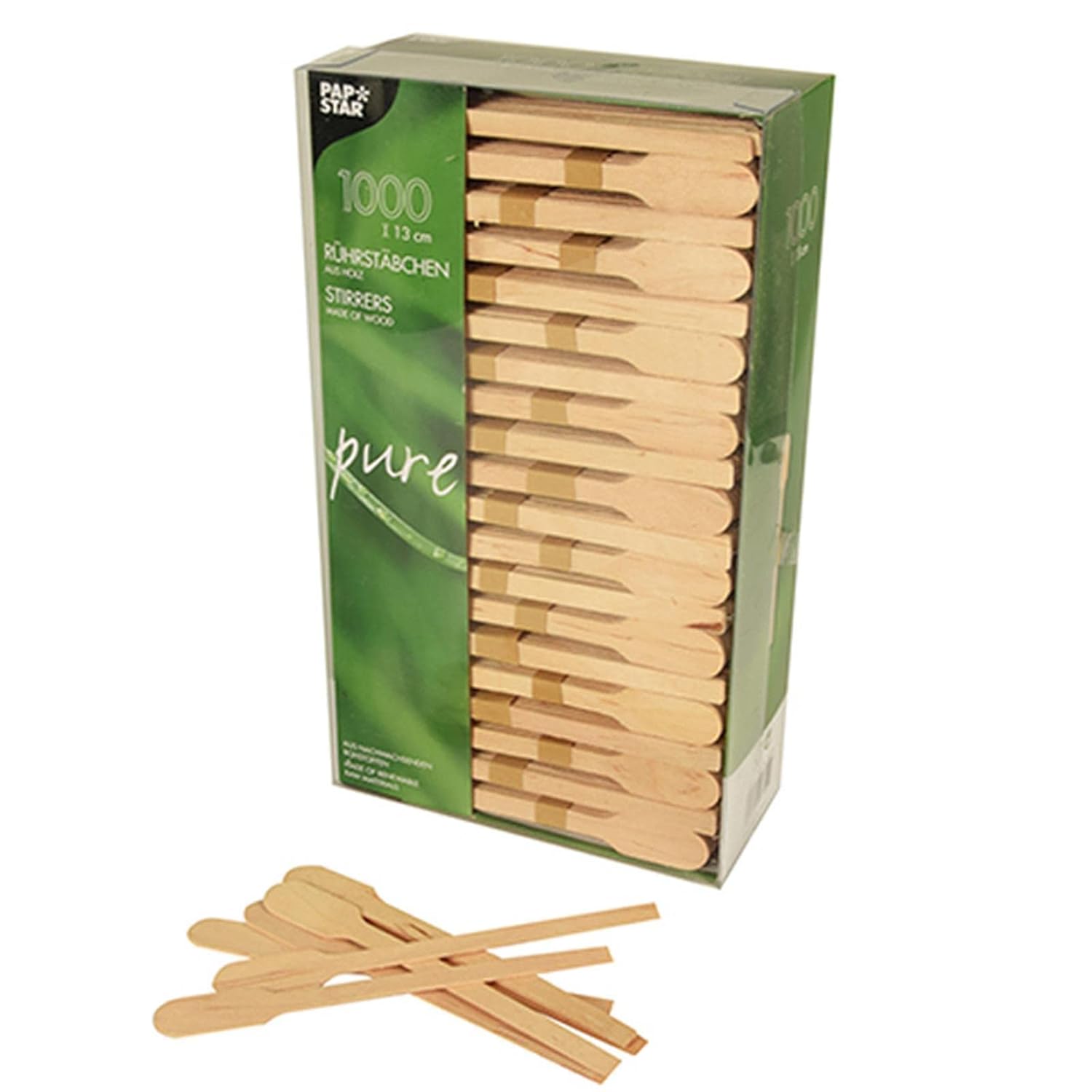 SANS MARQUE — 1000 Agitateurs en Bois 13 cm – Image 4