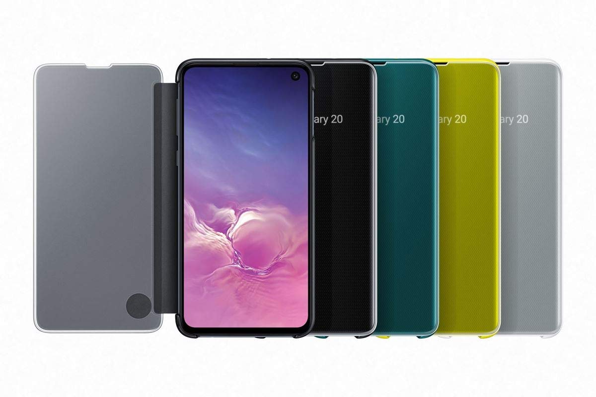 BEETLECASE Clear View Cover — Étui à rabat blanc Galaxy S10e – Image 5