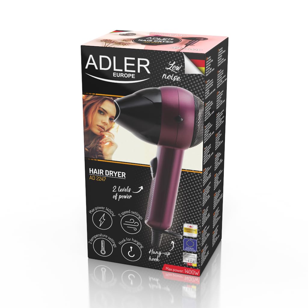 ADLER Crimson — Sèche-cheveux 1400 W – Image 30