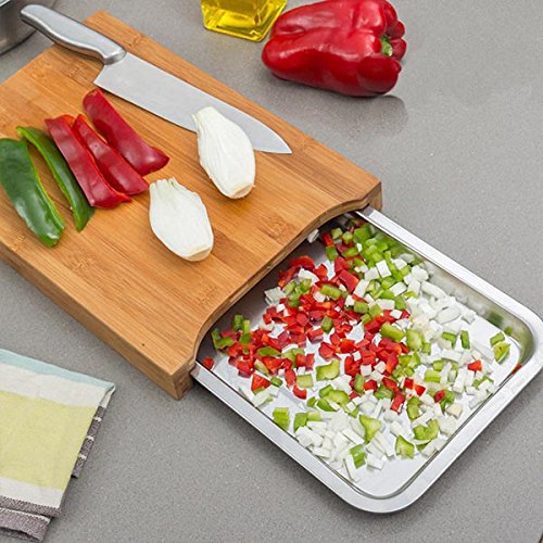 BAMBOU — Planche à découper avec plateau récupérateur – Image 4