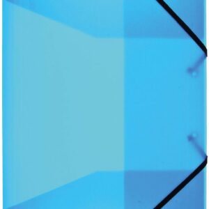 Alternative view of IDENA — Chemise de classement A3 à élastique turquoise