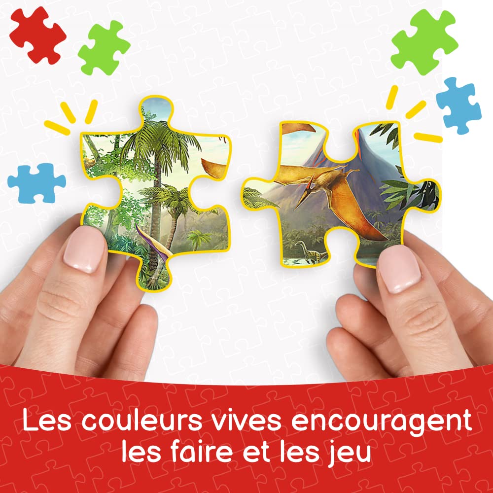 TREFL — Set de 3 Puzzles Dinosaures 20 à 50 Pièces – Image 45