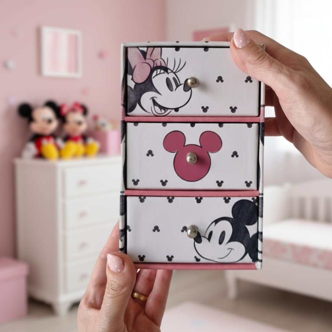 ARDITEX Minnie Mouse — Coffret Cadeau Femme 3 Tiroirs – Image 7