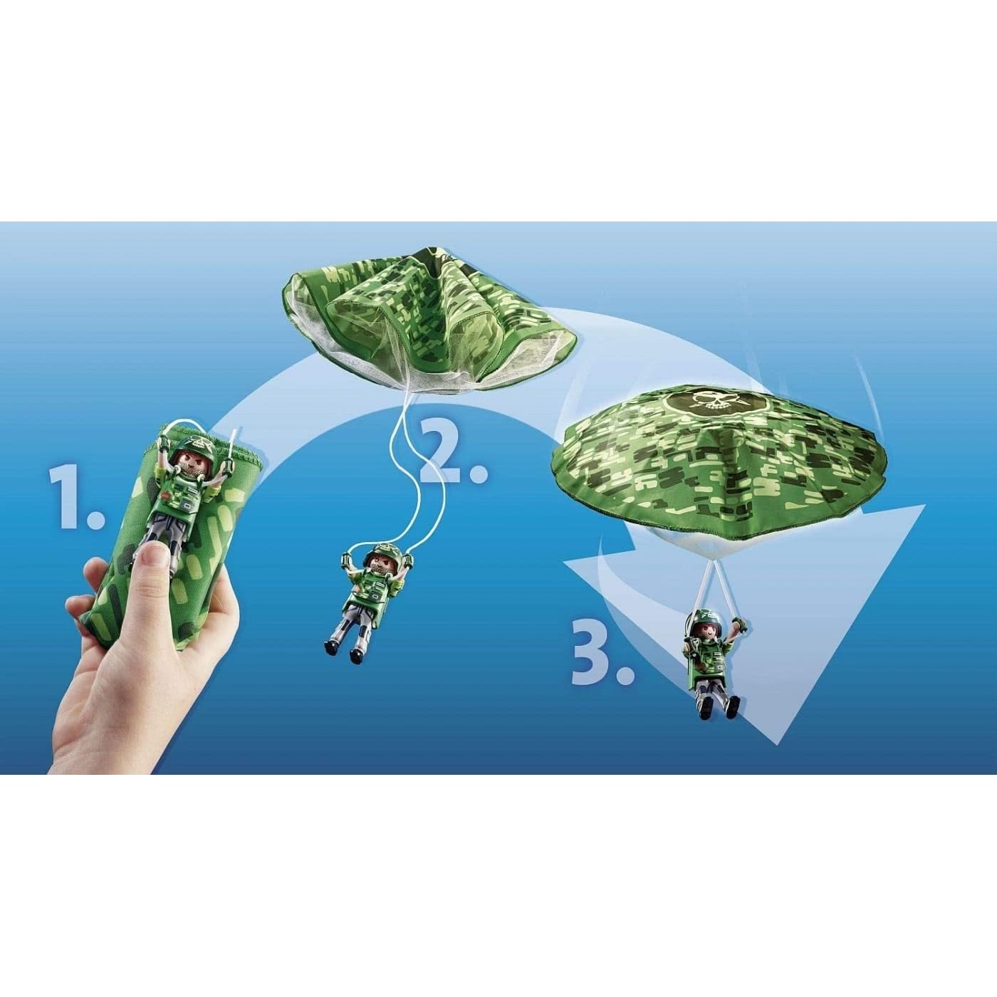 PLAYMOBIL City Action 70569 — Hélicoptère de Police et Parachutiste – Image 2