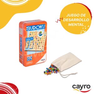 Alternative view of CAYRO — Jeu de Sudoku en boîte métal 9x9