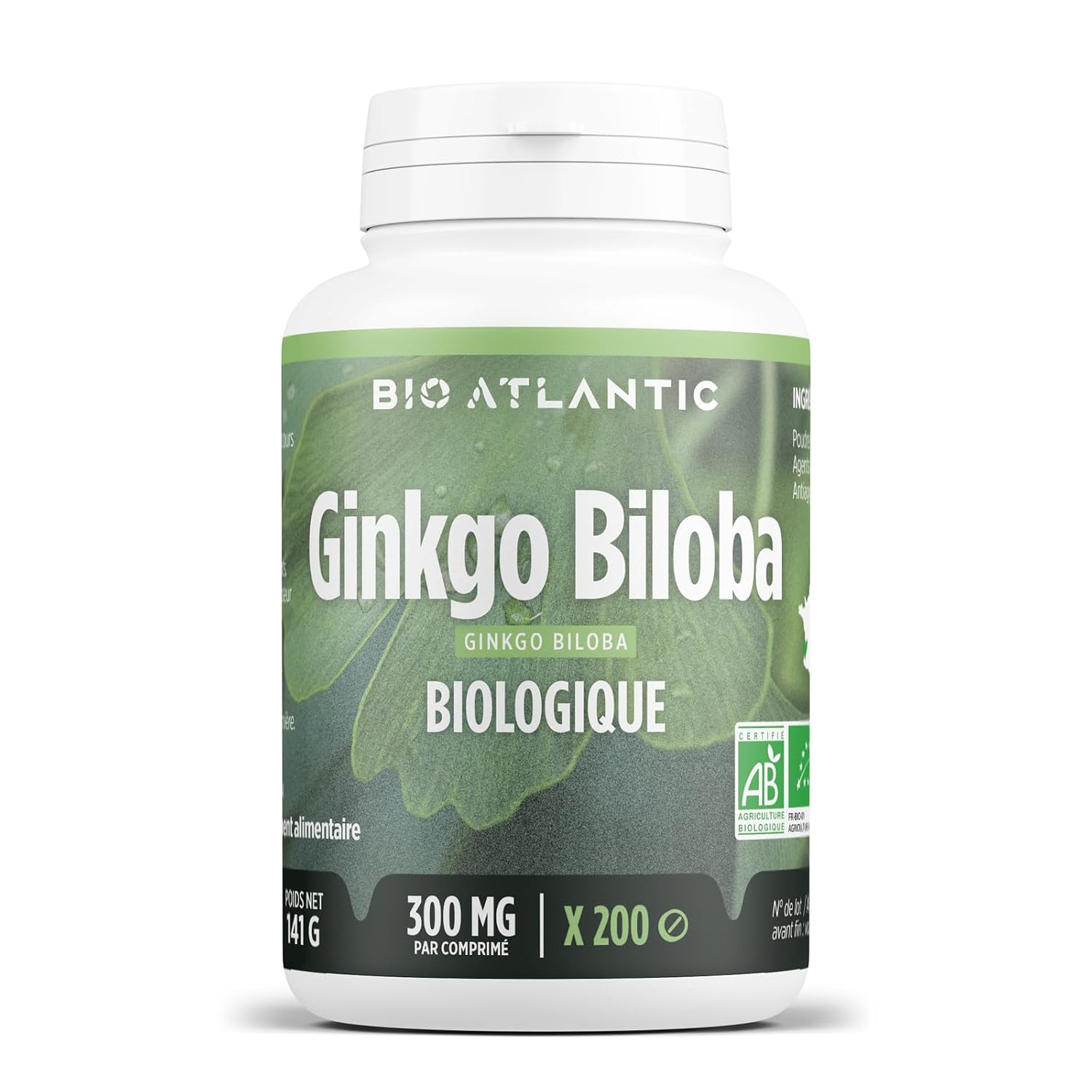 GINKGO BILOBA BIO — Comprimés 300 mg x200