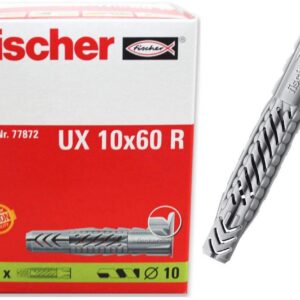 FISCHER UX 10 x 60 R — Cheville tous matériaux x50