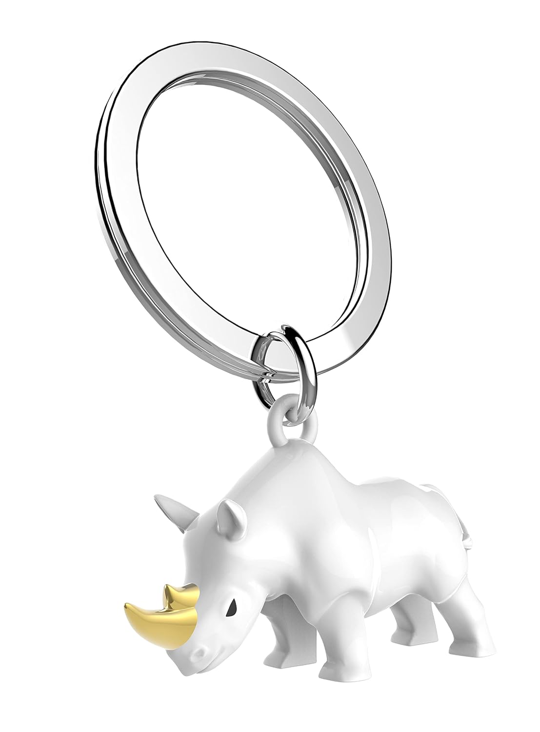 METALMORPHOSE — Porte-clés Rhinocéros blanc – Image 16